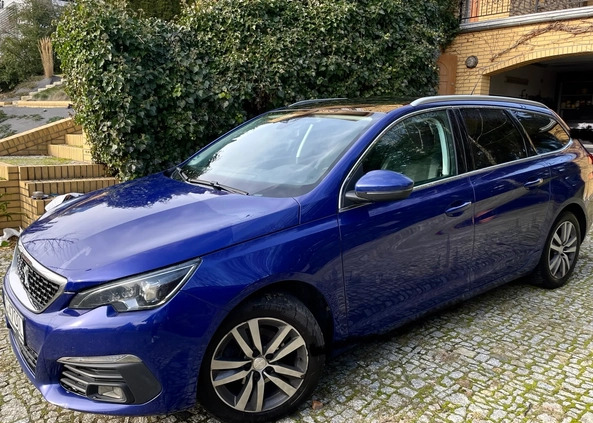 Peugeot 308 cena 43999 przebieg: 117000, rok produkcji 2018 z Poznań małe 326